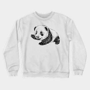 Baby panda print Crewneck Sweatshirt